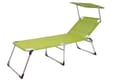 Sonnenliege Gartenliege Amigo Fourty-Sun in pistazie mit Dach extra hoch