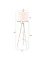 Tripod Desinger Lampe Stehleuchte RIF von Dutch Bone Maße