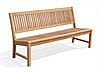 Stabile Gartenbank KINGSBURY - Premium Teak ohne Armlehnen 180 cm