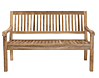 Stabile 3-sitzer Gartenbank Kingsbury in Premium Teak 150 cm