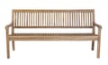 Stabile 4-sitzer Gartenbank Kingsbury in Premium Teak 180 cm