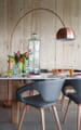 Lampe Stehlampe Bogenlampe Kupfer Metal Bow Copper von Zuiver