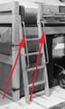 Beispiel für Handlauf Geländer für Treppe passend zu Betten mit niedriger Leiter