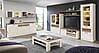 Sideboard DURO, 4 Türen und 2 Schubladen, in Pinie weiß antik