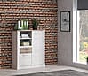 Highboard DURO, 2 trg. und 1 Schublade, in Pinie weiß antik von Forte