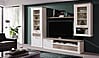 Wohnzimmerschrank DURO, Set 4-tlg Optik: Pinie weiß antik