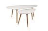 Runder Beistelltisch Drop Set 2er Set 