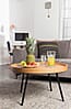 Beistelltisch Oak Tray XL aus furnierter Eiche von Zuiver Setting