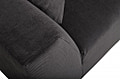 Sofa 3-sitzer DRAGON RIB in grau von Zuiver