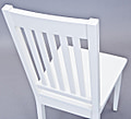 Stuhl WESTERLAND 7.1 Kiefer Massivholz weiß lackiert 2er Set