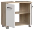 Badezimmer Komplett-Set VERIS 1, 5-tlg., Badmöbel Front weiß Hochglanz