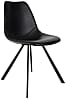 Esszimmerstuhl FRANKY Kunstleder Vintage schwarz von DutchBone