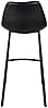 Barhocker FRANKY Kunstleder Vintage schwarz von DutchBone
