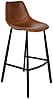 Barhocker FRANKY Kunstleder Vintage braun von DutchBone