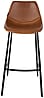 Barhocker FRANKY Kunstleder Vintage braun von DutchBone