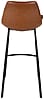 Barhocker FRANKY Kunstleder Vintage braun von DutchBone