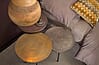 Beistelltisch ALIM 3er-Set Messing Eisen Kupfer Antik von DutchBone
