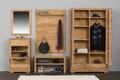Schuhschrank Schuhkipper Basel 61 cm Wildeiche massiv geölt/gewachst