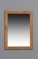 Spiegel 61 x 80 cm Basel - Wildeiche Massivholz geölt/gewachst