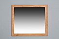 Spiegel 91 x 80 cm Basel - Wildeiche Massivholz geölt/gewachst