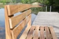 Stabile Parkbank Gartenbank 150 cm in Premium Teak
