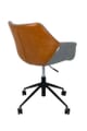 DOULTON OFFICE Vintage BROWN Bürostuhl von ZUIVER