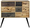 Kommode SAN aus Teakholz | Design Sideboard mit filigranem Stahlgestell