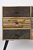 Kommode SAN aus Teakholz | Design Sideboard mit filigranem Stahlgestell