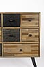 Kommode SAN aus Teakholz | Design Sideboard mit filigranem Stahlgestell