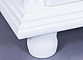 Kleiderschrank DANZ 2 Schrank mit 2 Türen Kiefer weiß lackiert