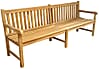 XXL Gartenbank Picadelly 220 cm in Premium Teak mit Armlehne