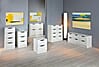 Kommode WESTPHALEN 6-B Weiß mit 6 Schubläden