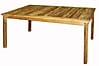 Premium Teak Gartentisch 150 x 80 Teak unfinished