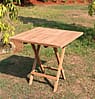 Klapptisch Gartentisch 80 x 80 cm in Premium Teak Klapptisch Gartentisch 80 x 80 cm in Premium Teak