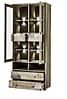 Vitrine BONANZA mit LED Beleuchtung - Driftwood Nachbildung