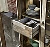 Vitrine BONANZA mit LED Beleuchtung - Driftwood Nachbildung