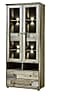 Vitrine BONANZA mit LED Beleuchtung - Driftwood Nachbildung