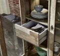 Vintage Wohnwand BONANZA DD80 - Driftwood Nachbildung