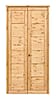 Kleiderschrank VITA SK289 2 Türen mit Kassetten-Front Kiefer massiv