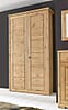 Kleiderschrank VITA SK289 2 Türen mit Kassetten-Front Kiefer massiv
