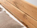 Balkenbett GORM Holzbett Eiche massiv mit geölt 140 x 200 cm