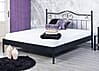 Metallbett ALESSIA 120 x 200 Schwarz lackiert