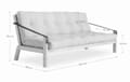 Schlafsofa POETRY Sofa mit klappbarer Rückenlehne Kiefer natur, Karup