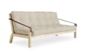 Schlafsofa POETRY Sofa mit klappbarer Rückenlehne Kiefer natur, Karup