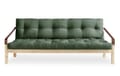 Schlafsofa POETRY Sofa mit klappbarer Rückenlehne Kiefer natur, Karup