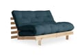 Schlafsofa ROOTS 140 cm Polster WHEATBEIGE Klappgestell Kiefer