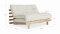 Schlafsofa ROOTS 140 cm Sofa Kiefer massiv unbehandelt, von Karup