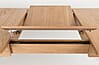 Esstisch GLIMPS von ZUIVER 120 x 80 ausziehbar Esche lackiert