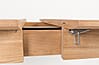 Esstisch GLIMPS von ZUIVER 120 x 80 ausziehbar Esche lackiert