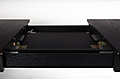 Esstisch GLIMPS BLACK von ZUIVER 120 x 80 ausziehbar Esche